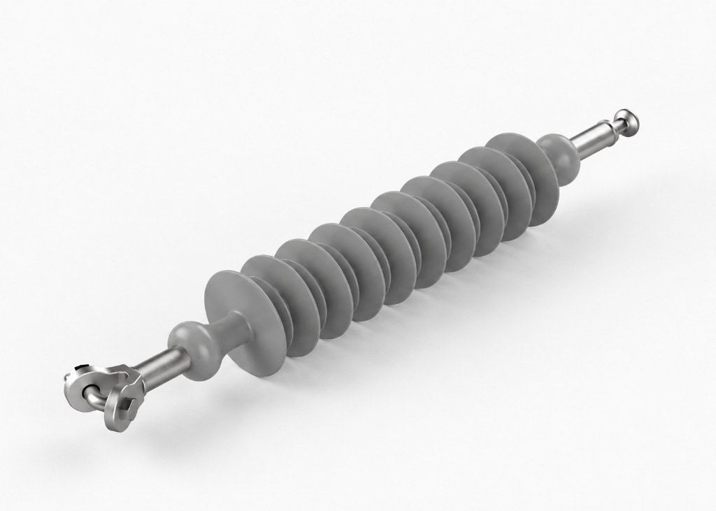 Long rod and transmission network insulators
