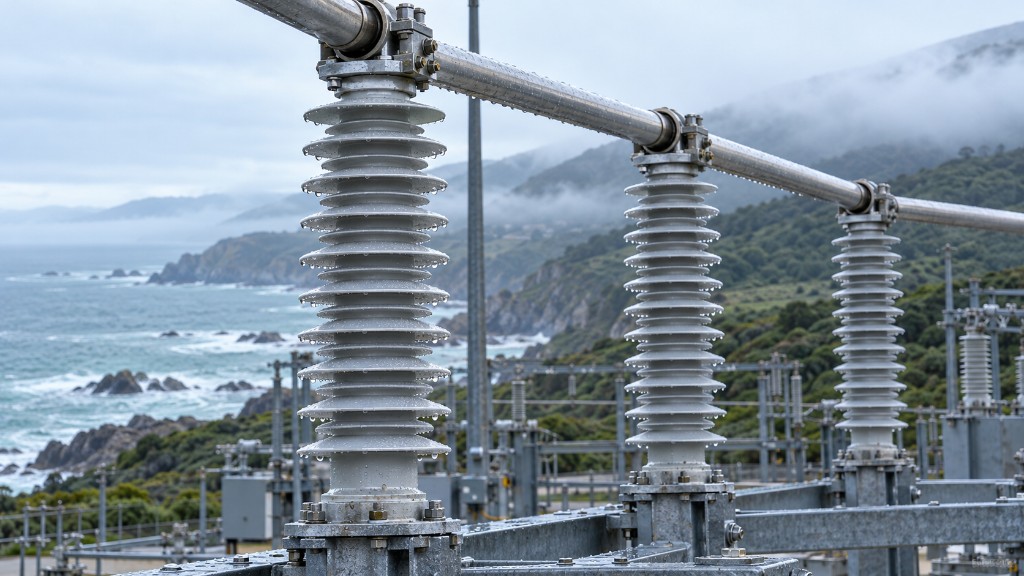 Coastal humidity on silicone post insulators