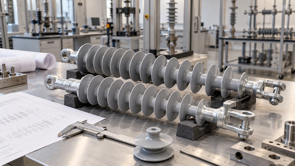 Composite insulator testing and selection with drawings