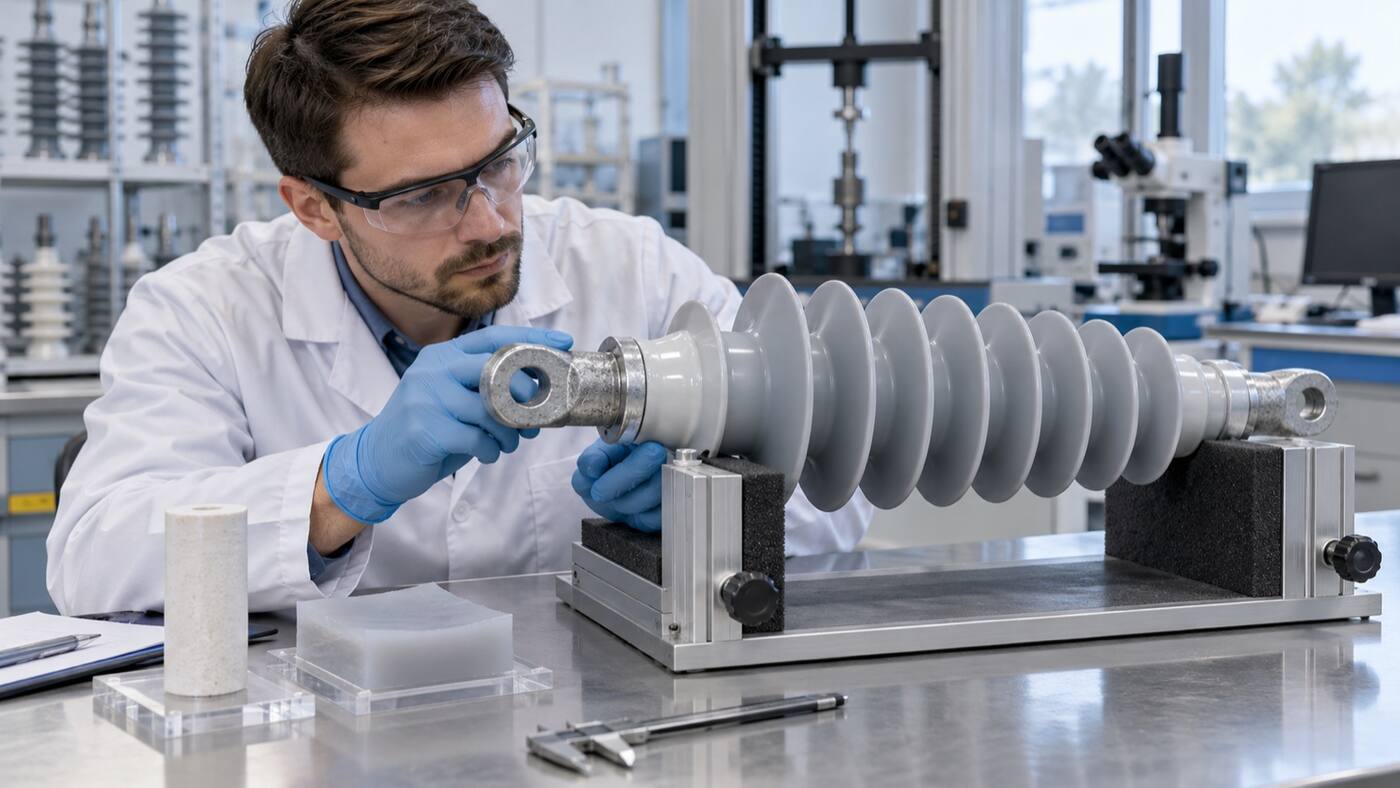Quality control for a hybrid insulator 4